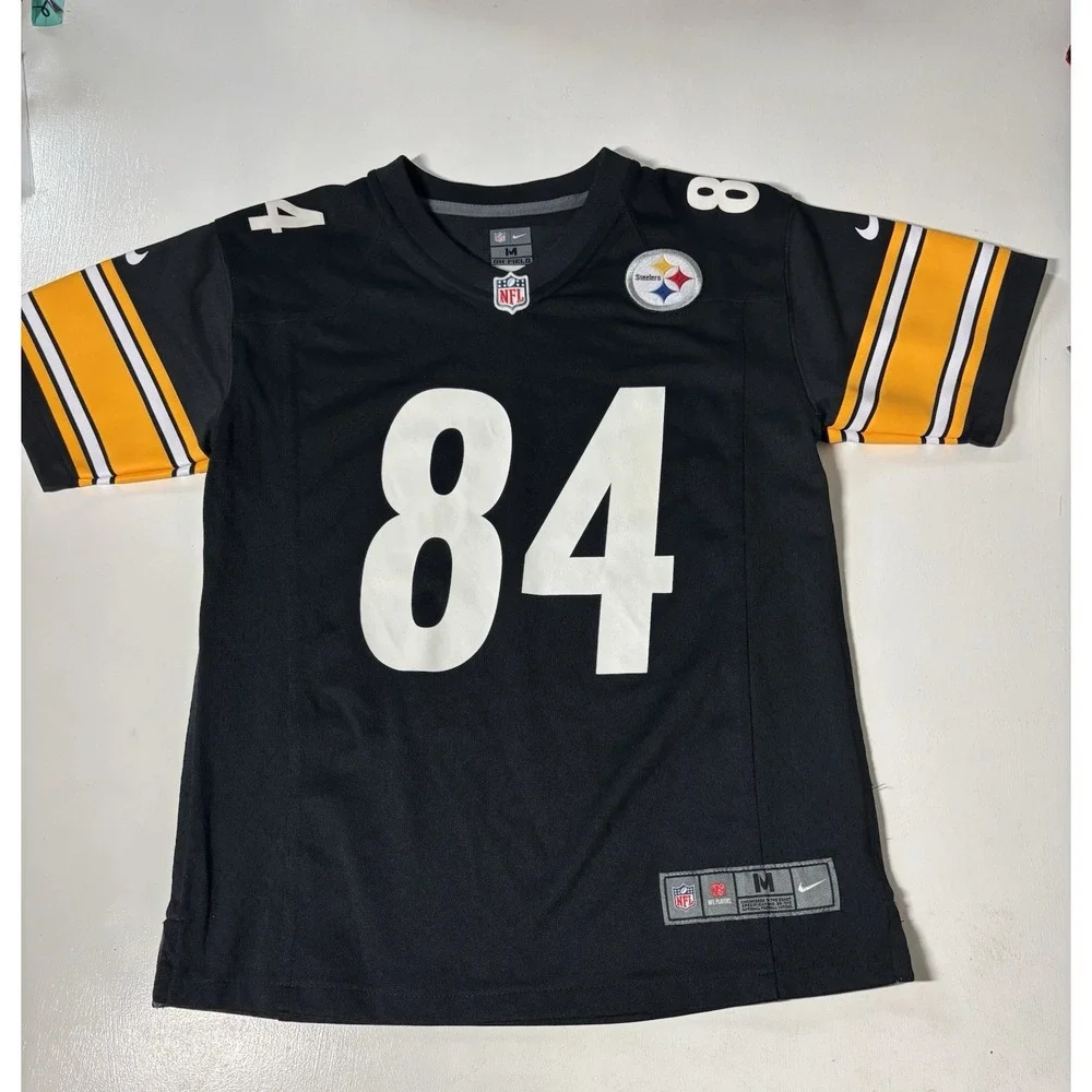 Nike On Field Antonio Brown #84 Pittsburgh Steelers Jersey Youth Size M NFL Play